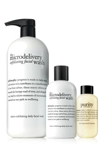 Shop Philosophy Exfoliate & Cleanse Trio