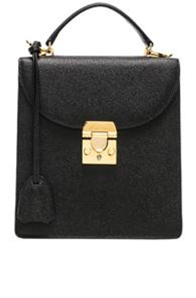 Shop Mark Cross Saffiano Uptown Bag In Black