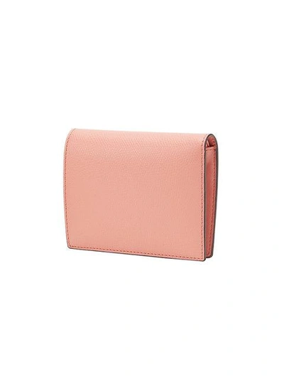 Shop Fendi F Is  Compact Wallet In Pink