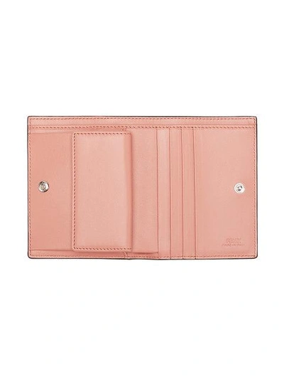 Shop Fendi F Is  Compact Wallet In Pink
