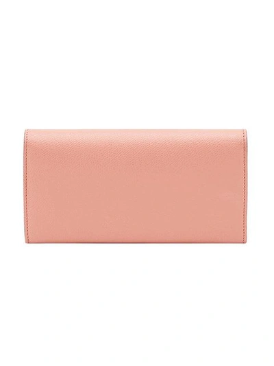 Shop Fendi Continental Wallet In Pink