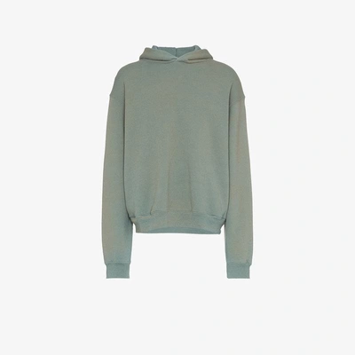 Shop Yeezy Season 6 Classic Glacier Hoodie In Green