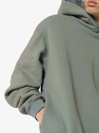 Shop Yeezy Season 6 Classic Glacier Hoodie In Green