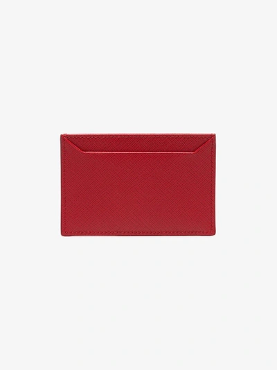 Shop Prada Kartenetui Mit Logo In Red