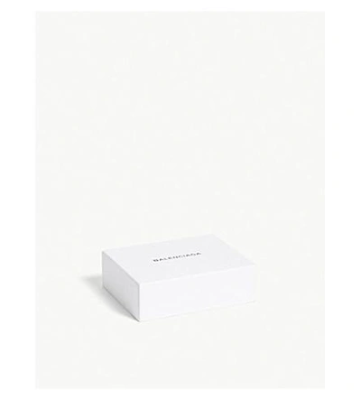 Shop Balenciaga Everyday Grained Leather Card Holder In White