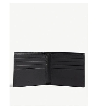 Shop Prada Saffiano Leather Billfold Wallet In Black