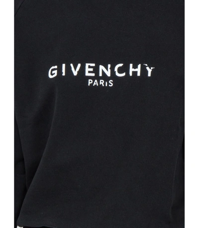 Shop Givenchy Logo Sweatshirt In Black