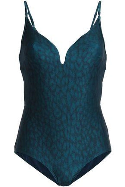 Shop Zimmermann Woman Cutout Swimsuit Teal