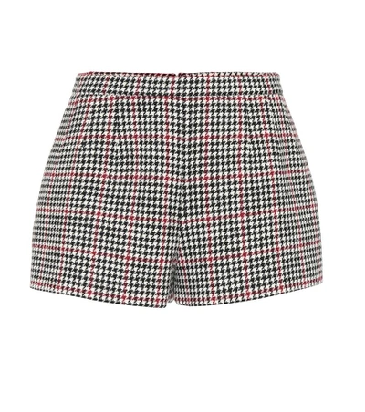 Shop Red Valentino Houndstooth Shorts In Multicoloured