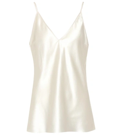 Shop Joseph Silk Satin Camisole In White