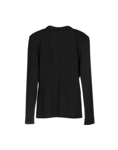 Shop Armani Collezioni Sartorial Jacket In Black
