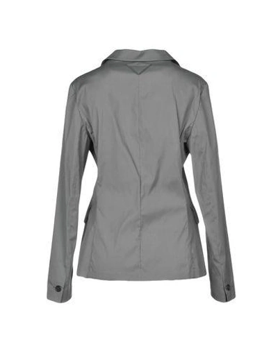 Shop Prada Sartorial Jacket In Grey