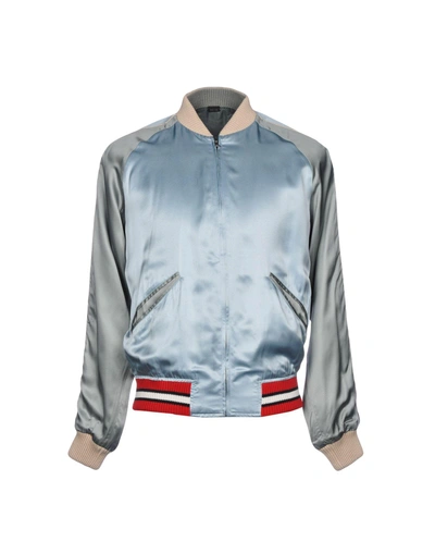 Shop Gucci Jacket In Sky Blue