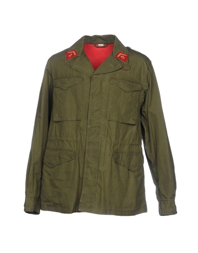 Shop Gucci Jacket In Military Green