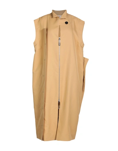 Shop Marni Full-length Jacket In Camel