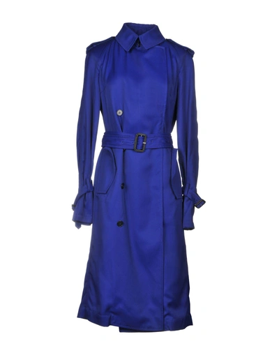 Shop Victoria Beckham Full-length Jacket In Blue