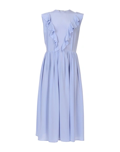 Shop Miu Miu Formal Dress In Lilac