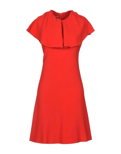 Shop Giambattista Valli Short Dresses In Red