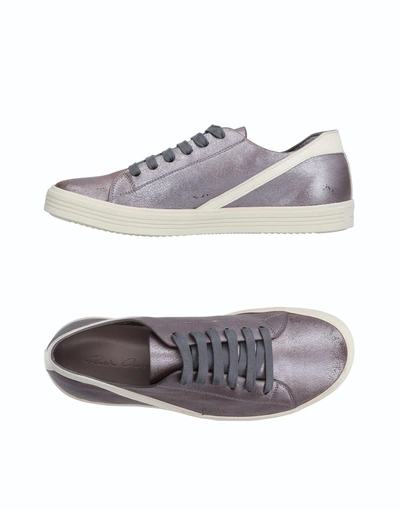 Shop Rick Owens Sneakers In Dove Grey
