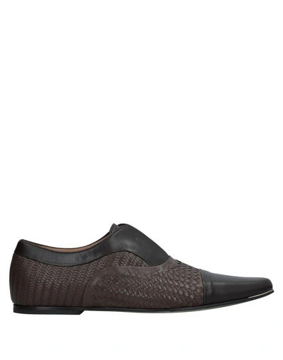 Shop Etro Loafers In Dark Brown