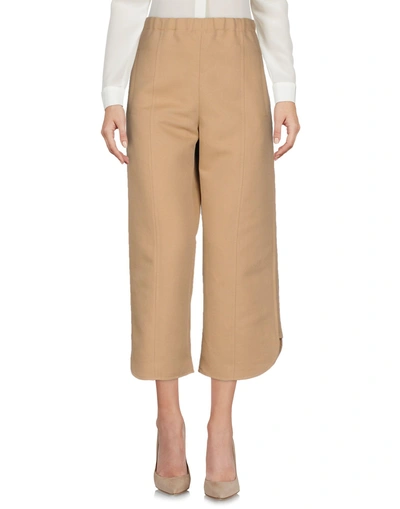 Shop Marni 3/4-length Shorts In Khaki