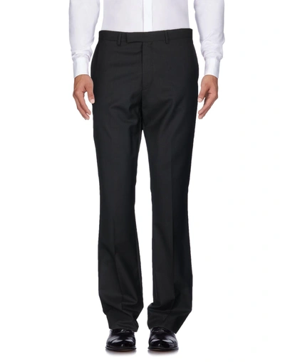 Shop Raf Simons Man Pants Black Size 36 Virgin Wool