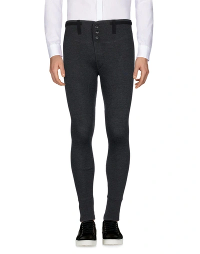 Shop Dolce & Gabbana Man Pants Lead Size S Cashmere, Silk, Virgin Wool, Cotton In Grey