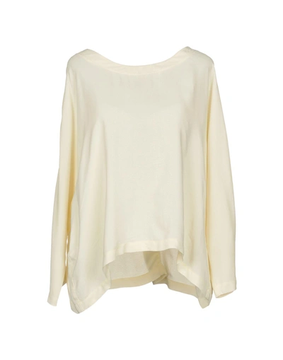 Shop Marni Blouse In Ivory