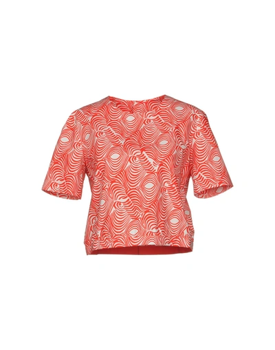 Shop Marni Blouses In Red