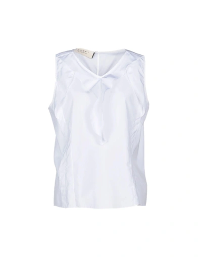 Shop Marni Tops In White