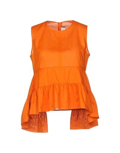 Shop Marni Tops In Orange