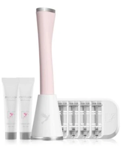 Shop Dermaflash 2.0 Luxe Facial Exfoliating Device 5 Pc. Set In Pink