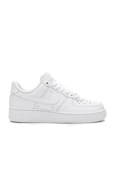 Nike Air Force 1 07 Fresh Sneaker In White & White