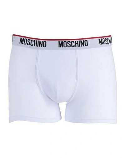 Shop Moschino Boxers In White