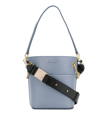 Shop Chloé Roy Bucket  Bag In Blue