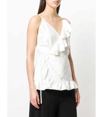 Shop Racil White Top/slvls Prnt Wrap Cami