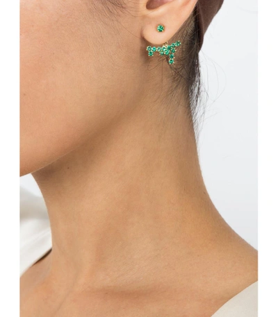 Shop Anita Ko Green Emerald Ear Cluster