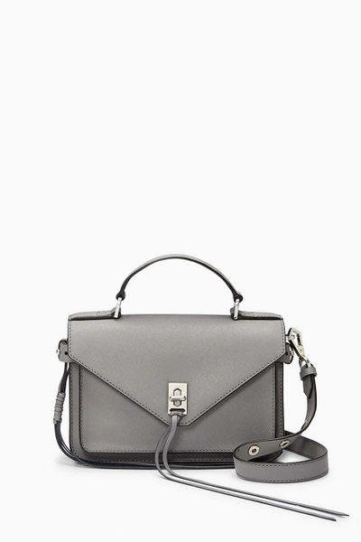 Shop Rebecca Minkoff Grey Small Darren Messenger Bag |