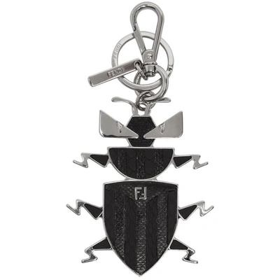 FENDI 黑色“SUPER BUGS” 吊饰钥匙扣