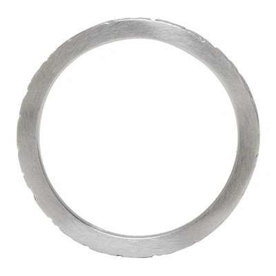 TOM WOOD 银色结构化戒指
