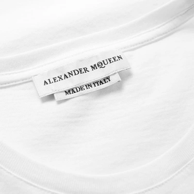 Shop Alexander Mcqueen Skull Box Printed Tee In White