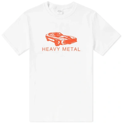 Shop Strangers Heavy Metal Tee In White