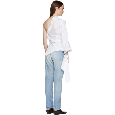 Shop Ann Demeulemeester Ssense Exclusive White Byron Shirt In 001 White