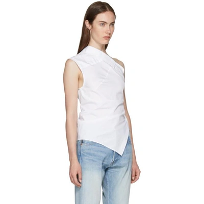 Shop Ann Demeulemeester Ssense Exclusive White Byron Shirt In 001 White