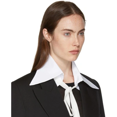 Shop Ann Demeulemeester Ssense Exclusive Byron Shirt Collar In 001 White