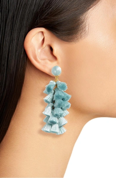 Shop Baublebar Contessa Tassel Earrings In Pale Blue