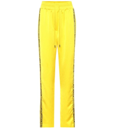 Shop Off-white Pajama Pants In Yellow