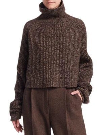 Shop The Row Dickie Cashmere Sweater In Dark Brown