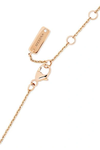 Shop Messika Move Uno 18-karat Rose Gold Diamond Bracelet