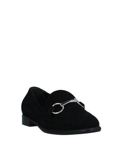 Shop Anna F Loafers In Black